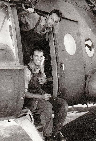 vrtulnik2.JPG - My military service - here in Mi-8 helicopter.